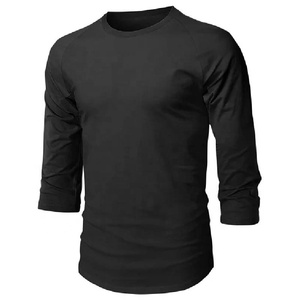 เสื้อยืดคอกลมแขนยาวผ้าคอตตอนสำหรับ100% เสื้อยืดพิมพ์ลายออกแบบได้ตามที่ต้องการ - Product Image 2