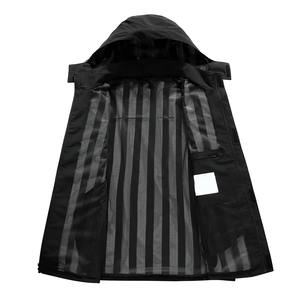 Veste coupe-vent à capuche de qualité supérieure, color block, personnalisable, imperméable, respirante, coupe-vent, doublure en coton, randonnée hivernale, homme, unisexe - Product Image 2