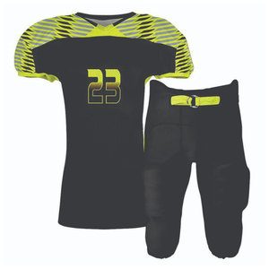 Camiseta clásica de uniforme de fútbol americano, diseño de logotipo sublimado personalizado, conjunto de uniforme de camiseta de fútbol americano - Product Image 6
