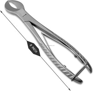 คีมปากนกแก้วสแตนเลส8ชิ้นสำหรับทำฟันอุปกรณ์ห้องแล็บทันตแพทย์เครื่องมือสำหรับผ่าตัด - Product Image 6