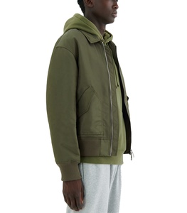 OEM High Quality <b>Baseball</b> <b>Bomber</b> <b>Jacket</b> with High Street Embroidery Waterproof & Reversible Multiple Pockets for Winter - Product Image 4