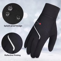 Gants à écran tactile gants d'hiver pour unisexe anti-dérapant course gants de cyclisme pour hommes femmes randonnée conduite ski sport de plein air