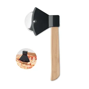 Coupe-pizza en bambou personnalisé ZAZA, gadgets originaux pour perfectionner votre service de pizzas - Product Image 5