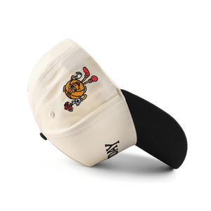 หมวกเบสบอลใส่ได้ทั้งชายและหญิง5แผงหมวกกีฬากลางแจ้งกรอบสองโทนสีสำหรับผู้ชายผู้หญิงรูปแบบลายจุดทั่วไป - Product Image 3