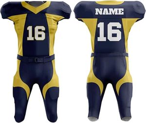 Uniformes de Fútbol Americano para Adultos con Diseño Personalizado OEM, Ropa de Entrenamiento Transpirable de Manga Corta, Logotipo Personalizado, Protección UV - Product Image 4