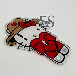 แผ่นติดขนตาปลอมสามารถปรับแต่งได้ลายเสือชีตาห์และเฮลโลคิตตี้รูปหัวใจ - Product Image 2