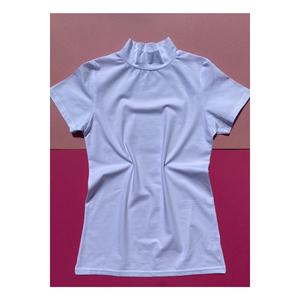 Maglietta lunga senza maniche in cotone di velluto a coste (2 pezzi) in bianco e nero Lycra senza maniche - Product Image 4