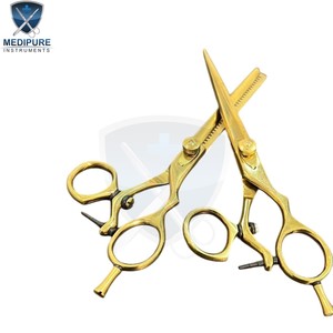 Ensemble de ciseaux de coiffure pour salon de coiffure, ciseaux professionnels, outils d'éclaircissage, construction en acier inoxydable - Product Image 6