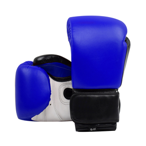 นวมต่อยมวยหนังแท้สำหรับฝึกซ้อมกลางแจ้งซ้อมคิกบ็อกซิ่งมวยไทยถุงมือกระสอบทราย - Product Image 1