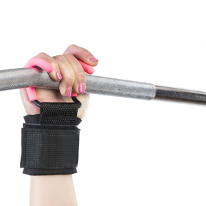Vente chaude Crochets d'haltérophilie confortables et durables Meilleure qualité Néoprène Crochets lourds Sangles pour Gym Workout OEM Service - Product Image 3