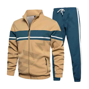 Chándal de manga larga con media cremallera para hombre, transpirable, de peso pesado para entrenamiento de invierno y ropa deportiva de algodón y poliéster - Product Image 4