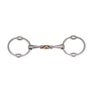 Balding Gag Jointed Bit W Cuprium Link Productos ecuestres snaffle bit para caballos equipo de caballos más vendido 2024 - Product Image 1