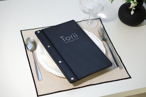 Custom Logo PU Leather Menu Cover Waterproof Menu <b>Folder</b> <b>A4</b> A5 Restaurant Menu Holder - Product Image 3