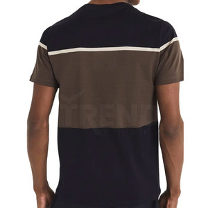 High Quality Cotton Bamboo Fiber Men T-Shirts Breathable Quick Dry Comfortable Short Sleeve for Street Wear Wholesale Bulk - Product Image 2