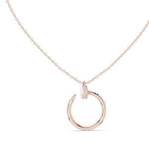 Collar con Colgante de Diamante CVD EF VVS-VS de 0.214 CT, Creado en Laboratorio, Oro de 18K, 14K, Rosa, Amarillo, Blanco, Joyería Fina de Lujo - Product Image 1