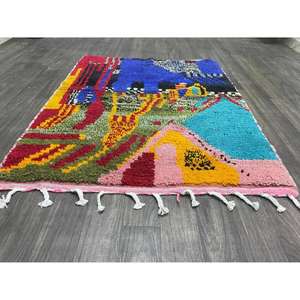 Alfombras marroquíes hechas a mano de lana, auténticas alfombras bereberes, lana natural, artesanía, personalizables en tamaño y colores, alta calidad - Product Image 1