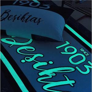 Ensemble de housse de couette simple Beşiktaş 1903 sous licence Taç avec fonction rougeoyante - Product Image 3