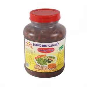 Emballage de sauce de soja saveur riche Cuisine vietnamienne condiments délicieux goût salé pâte de haricots marinés 850g Tuong Viet Hoa Sen