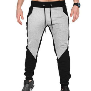 Pantalones de correr para hombre de talla grande transpirables hechos a medida OEM con forro polar con cierre de cordón para entrenamiento - Product Image 1