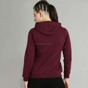 Sudaderas Largas para Mujer Fit2Fight, Logotipo Personalizado al por Mayor, Impermeables, Transpirables, con Forro Polar, Bordado 3D, Sudadera con Capucha Lisa en la Parte Delantera - Product Image 1