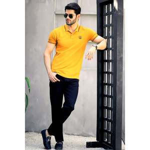 Camiseta Polo Delmont para Hombre, 100% Algodón, Diseño Sólido Básico, Transpirable, Tejido de Punto, Color Oscuro, Parches Bordados, Tallas Grandes XL 6XL - Product Image 4
