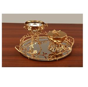 Nuevo diseño de quemador de Metal Bakhoor para decoración del hogar y fragancia tendencia quemador de incienso árabe de Oriente Medio para fragancia - Product Image 1