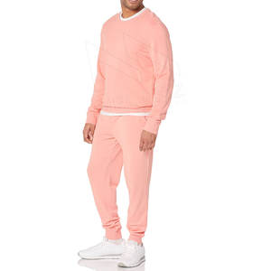 Streetwear Hombres Custom Running Training crewneck sudadera y Jogger Sets Chándales Sweatsuit - Product Image 5