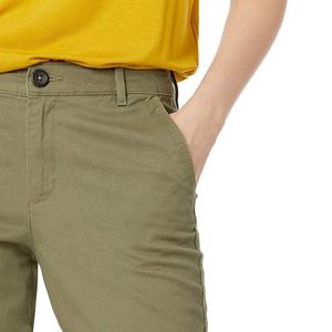 Pantalons chino en toile tricotée légers et personnalisables à séchage rapide pour femmes, taille mi-haute, formels, pour sports d'hiver, 2 pièces, devant plat, vente en gros - Product Image 3