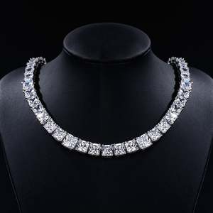 สร้อยคอเทนนิสเงินสเตอร์ลิง Jeulia - เครื่องประดับรูปพวงหรีดสุดหรู - Product Image 5