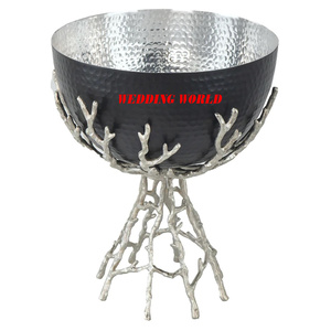 Ensemble de deux bols à chocolat en métal finition or, qualité supérieure, faits à la main, bol à bonbons classique et élégant, nouveau bol à chocolat - Product Image 3