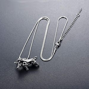 Joyería de cremación de acero colgante de urna forma de corrida de toros de acero inoxidable adornos de joyería de cremación para collar humano tamaño personalizado - Product Image 6