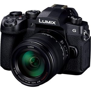 Kit d'appareil photo numérique sans miroir Lumix G99DH avec objectif zoom à fort grossissement, capteur CMOS, carte mémoire SD, appareil photo reflex - Product Image 1