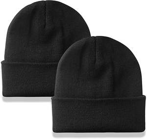 Por encargo en Pakistán Venta al por mayor de invierno Gorros Sombrero Precio barato Diseño liso de alta calidad de invierno Unisex Beanie Cap - Product Image 1