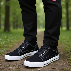 PLANAM 320 Size 56 Black/Black Canvas <b>Trainers</b> <b>Safety</b> <b>Shoes</b> - Product Image 3