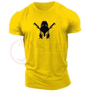 Camiseta de manga corta ajustada para hombre, Camisa de algodón 100% con estampado de tu logotipo - Product Image 4