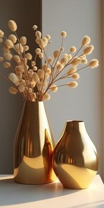 Florero de Metal para decoración del hogar, estilo minimalista moderno para exhibición de mesa de pieza central de boda o decoración de oficina - Product Image 2