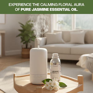 Huile Essentielle de Jasmin 100% Pure Hydratante Éclaircissante avec Huiles d'Encens, Ylang-Ylang, Bois de Santal, Arbre à Thé et Lavande Incluses - Product Image 3