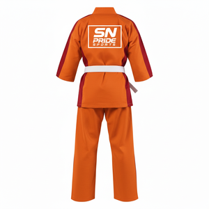 Premium Quality Unisex Customized Color Durable Breathable Lightweight Cotton Karate Uniform <b>Black</b> <b>Belt</b> for Sale Bulk Customized - Product Image 4