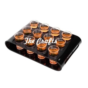 Porte-gobelet et verre de couleur noire en fer avec cruche et porte-verre de la plus grande qualité pour accessoires de table - Product Image 2