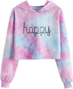 Venta al por mayor de las mujeres Casual Crop Top Hoodies Verano Nuevo estilo Color sólido Maid Chaqueta con capucha Impreso personalizado 100% Material de algodón - Product Image 1
