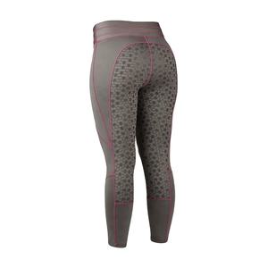 Pantalon Jodhpurs équestre taille haute certifié ISO Logo personnalisé Culotte d'équitation imprimée en silicone Vêtements Vente en gros - Product Image 2