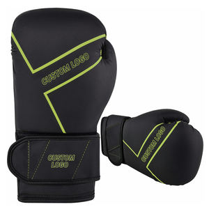 Gants de boxe pour hommes et femmes en cuir PU pour l'extérieur Karaté Muay Thai Fight MMA Sanda Training-Style uni du Pakistan - Product Image 5