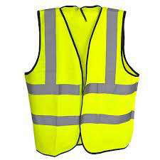 Chaleco reflectante de alta visibilidad de seguridad de poliéster 100% con cremallera frontal Chaleco de seguridad barato con logotipo - Product Image 6