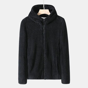 Nueva Sudadera con Capucha y Cremallera para Hombre, Diseño Color Block, 100% Algodón, Forro Polar Sherpa, Secado Rápido y Transpirable - Product Image 5