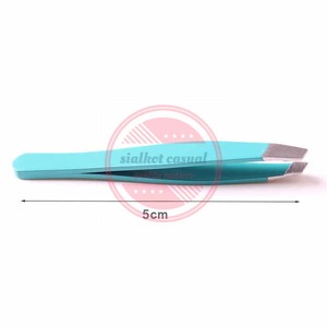 Pince à épiler professionnelle personnalisable pour extensions de cils, en acier inoxydable durable, longueur 10 mm, vente en gros - Product Image 5