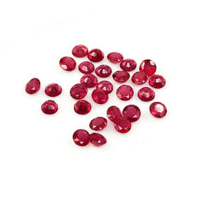 Natural Bangkok Ruby <b>Beads</b> AAA Grade Calibrated 6mm & 7mm Rounds GIA Certified Variety of Shapes Including Marquise Square Oval - Product Image 2