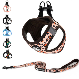 Toptan Özel Baskılı Köpek Yeleği, Ayarlanabilir Köpek Tasması ve Tasma Seti, Giydirilebilir Neopren Köpek Yeleği ve Tasma Seti - Product Image 4