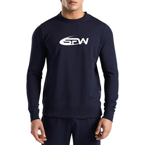 Men 100% Cotton Solid Winter Sweatshirt Wholesale Dropped Shoulder Heavyweight Fleece Regular Fit Streetwear Hoodies - Product Image 1