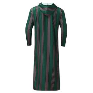 Top Quality <b>Men's</b> Traditional Polyester Muslim <b>Thobe</b> Jubba with Breathable Hosiery Sleeves - Product Image 6