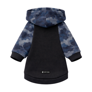 Sudadera con Capucha para Perro, Diseño Camuflaje Gris, Felpa Suave, Cálida y Acogedora, para Perros Pequeños y Medianos - Product Image 5